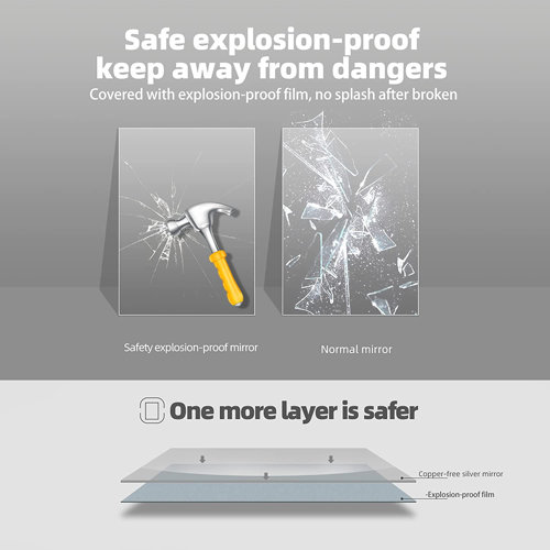 Latitude Run® Chardey Beveled Lighted Full Length Mirror & Reviews